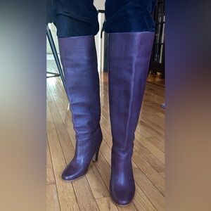 Aldo Purple Leather Boots